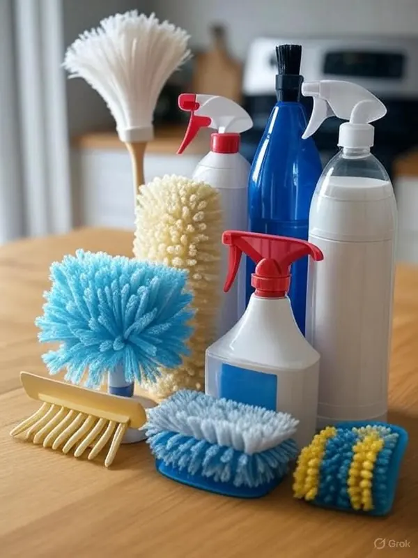 أدوات الحمام والتنظيف