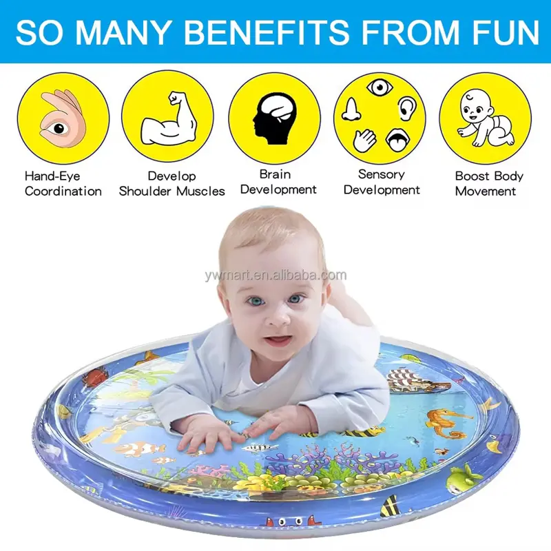 سجادة المياه الحسية للأطفال، عالم بحري مليء بالمرح والاكتشاف