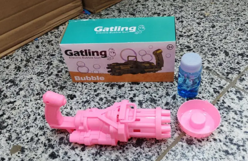 مسدس الفقاعات الصغير الأوتوماتيكي، متعة بلا حدود