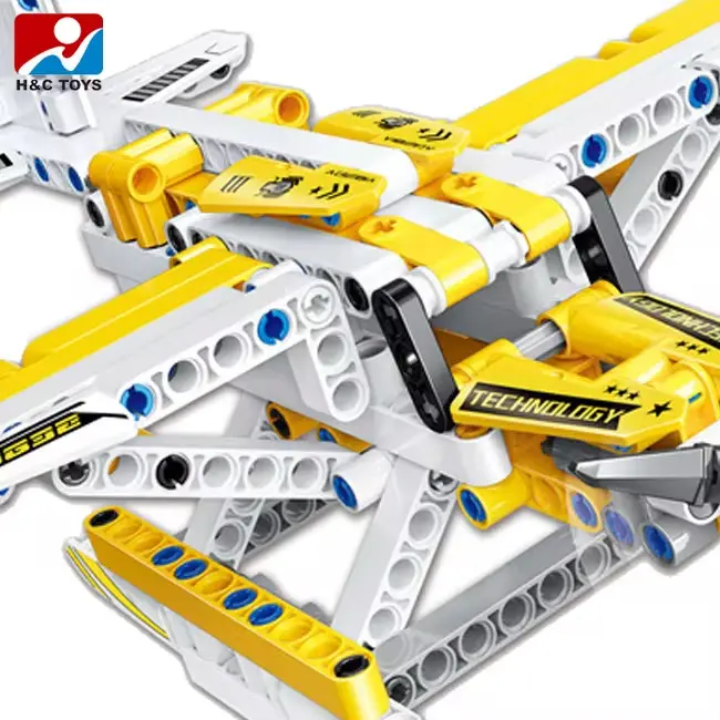 لعبة ليجو طائرة هليكوبتر عسكرية، 400 قطعة لتحدي التركيب