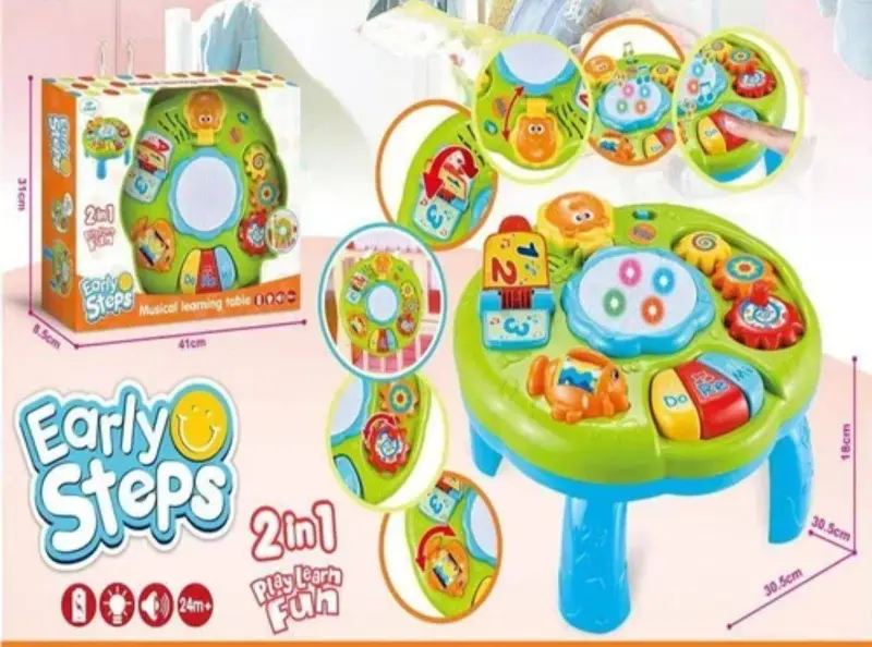 مكتب 2 في 1 للأطفال، مساحة متكاملة للدراسة والإبداع