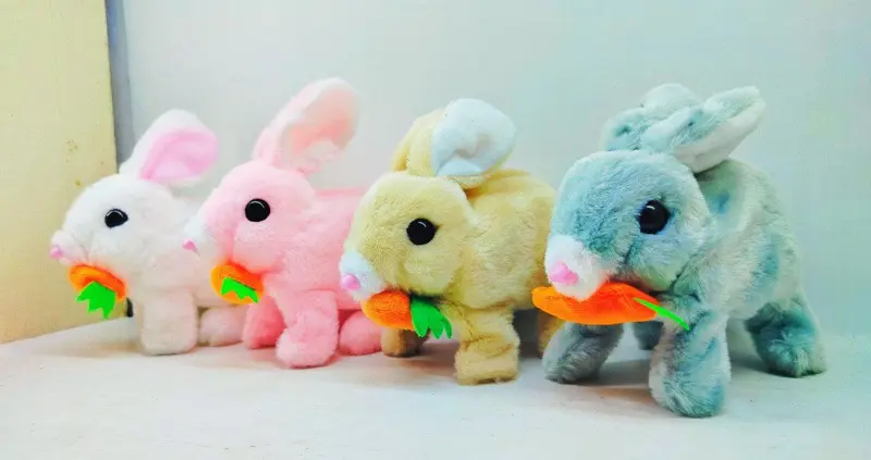 دميه الأرنب التفاعلية، صديقك الأليف الذي يأكل الجزر