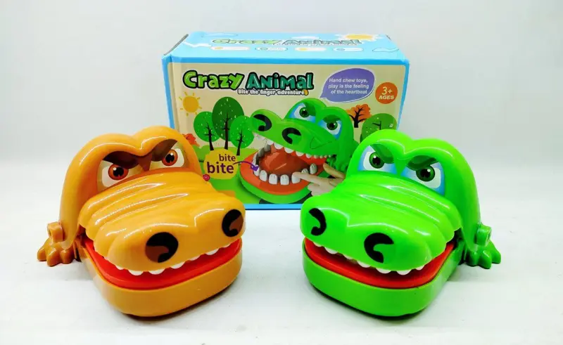 لعبة التمساح العضاض، تحدي المرح والحظ للحجم الوسط