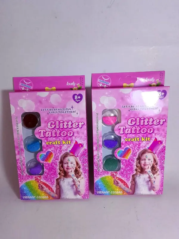 مجموعة الرسم على الجسم، تاتو مؤقت للأطفال