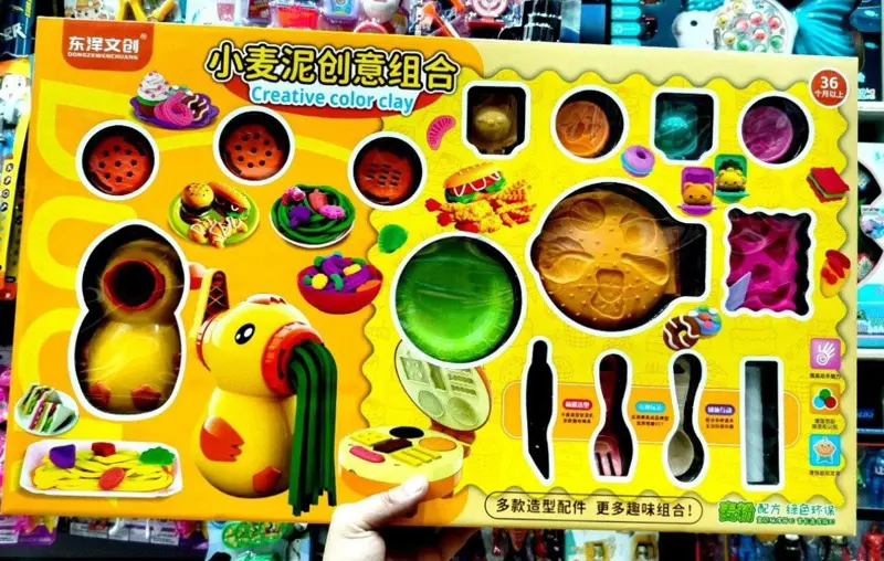 ماكينة الصلصال المتكاملة، حجم سوبر جامبو مع أدوات التشكيل