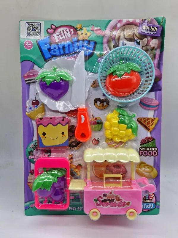 عربة الجيلاتو المتنقلة، مجموعة طعام متنوعة للأطفال