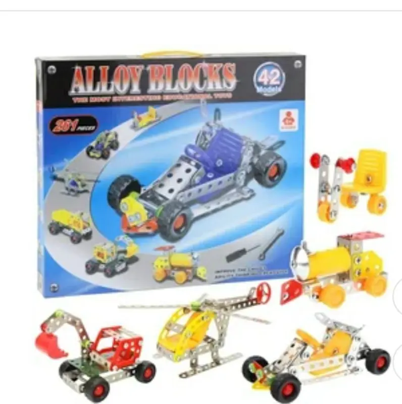 مجموعة الميكانو الهندسية، ابني 42 تصميمًا مختلفًا