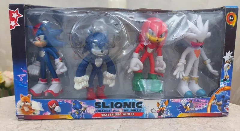 مجموعة ألعاب سونيك المتعددة 4 في 1