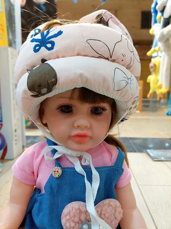 خوذة حماية الرأس القطنية للأطفال الرضع