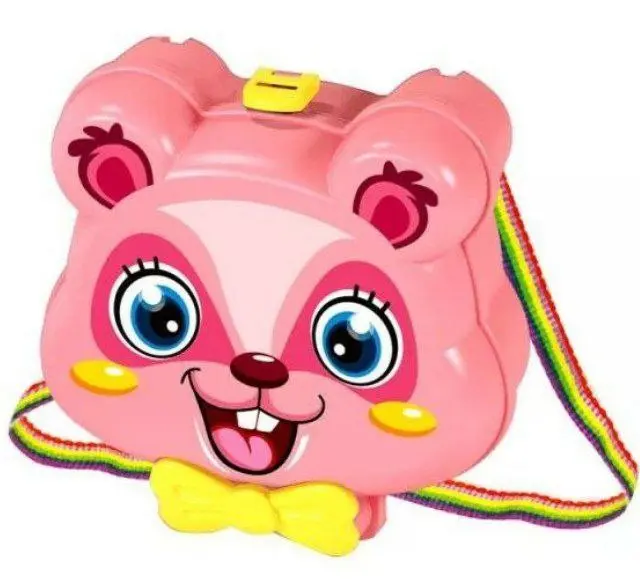 مجموعة أدوات التجميل المحمولة على شكل دبدوب