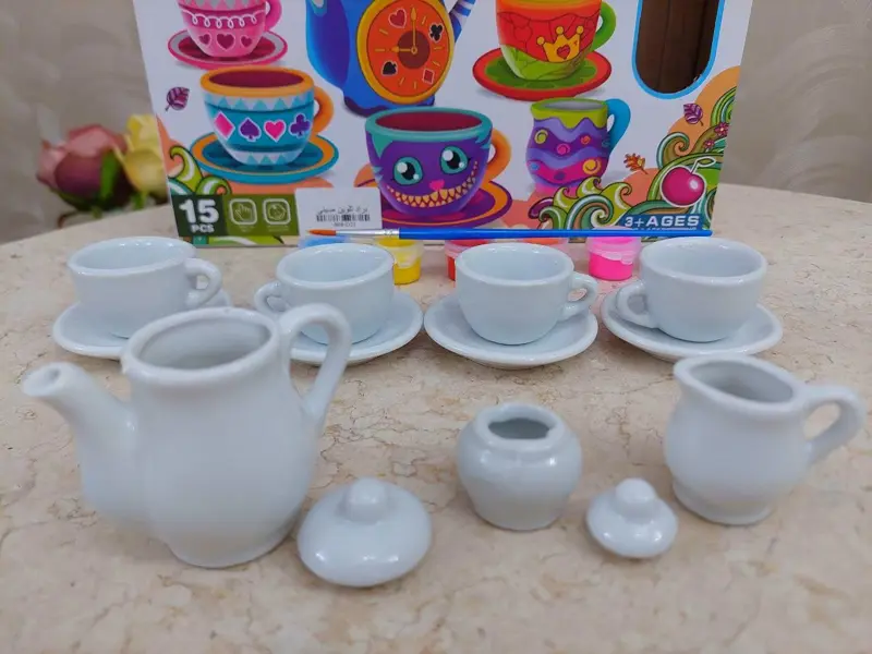 مجموعة براد التلوين التفاعلية مع أقلام التلوين