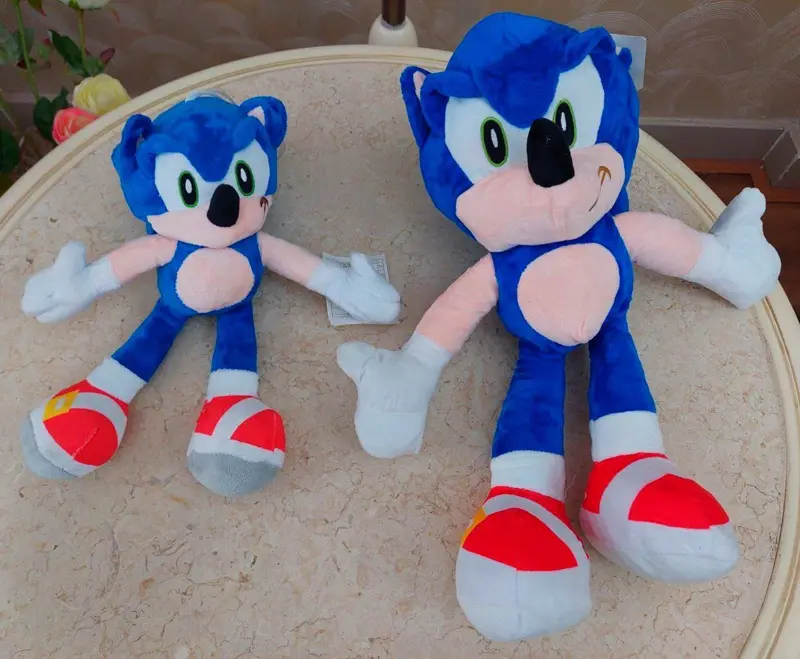 دمية سونيك القنفذ المخملية الناعمة حجم كبير