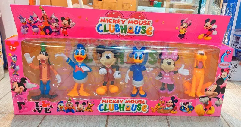 مجموعة مجسمات شخصيات ميكي وبطوط الكلاسيكية