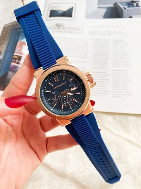 ساعة مايكل كورس رابر رجالي