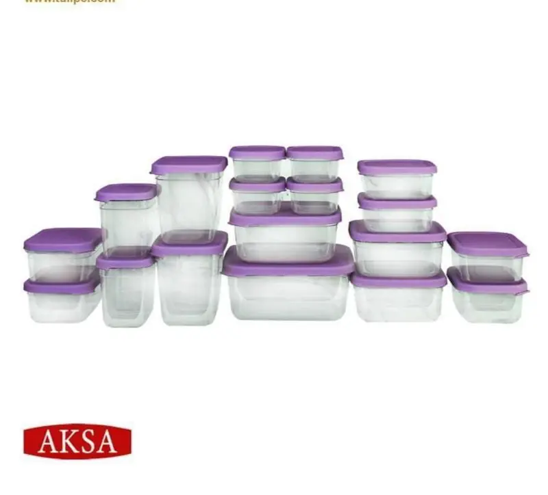 طقم حفظ الطعام الذكي "أكسا" الـ 18 قطعة متعدد الأغراض والآمن تمامًا