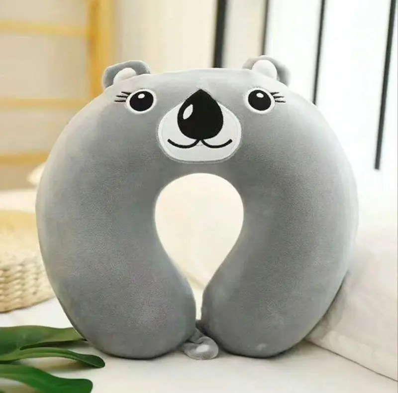 مخده رقبه "كيوت كوليكشن" وسادة رقبة وغطاء عين بتصميم كرومي والدببة