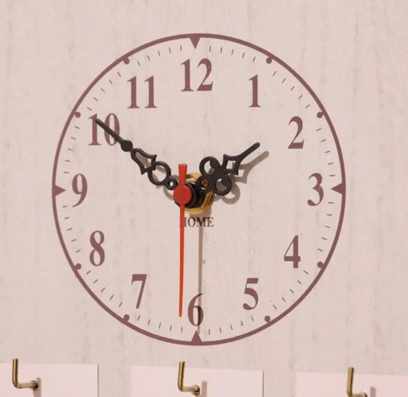 نتيجة "الزمن الأنيق" الخشبية الدائمة مع ساعة