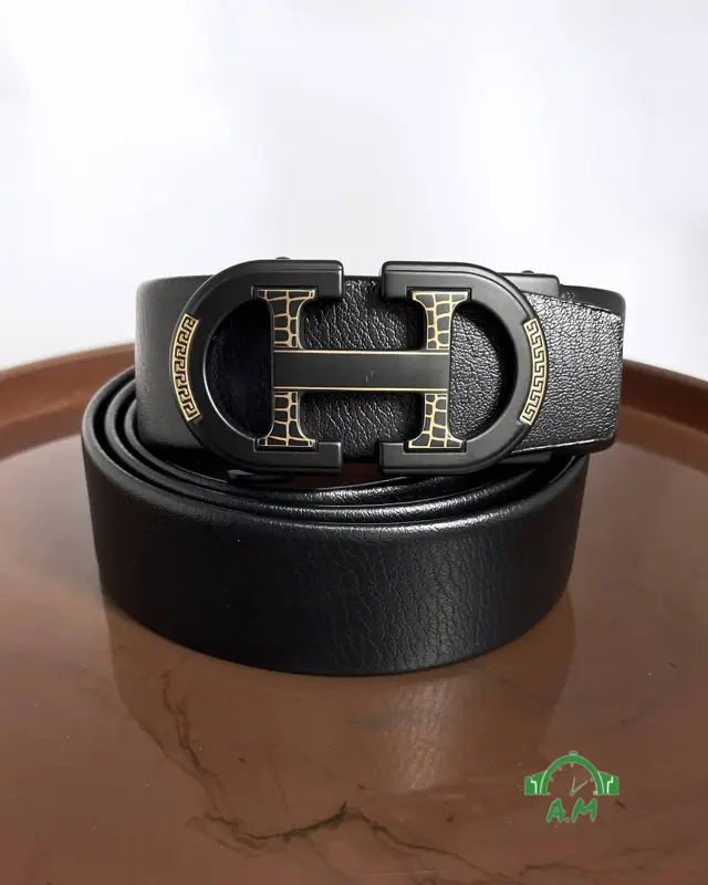 حزام هيرميس جلد رجالي بتصميم فاخر