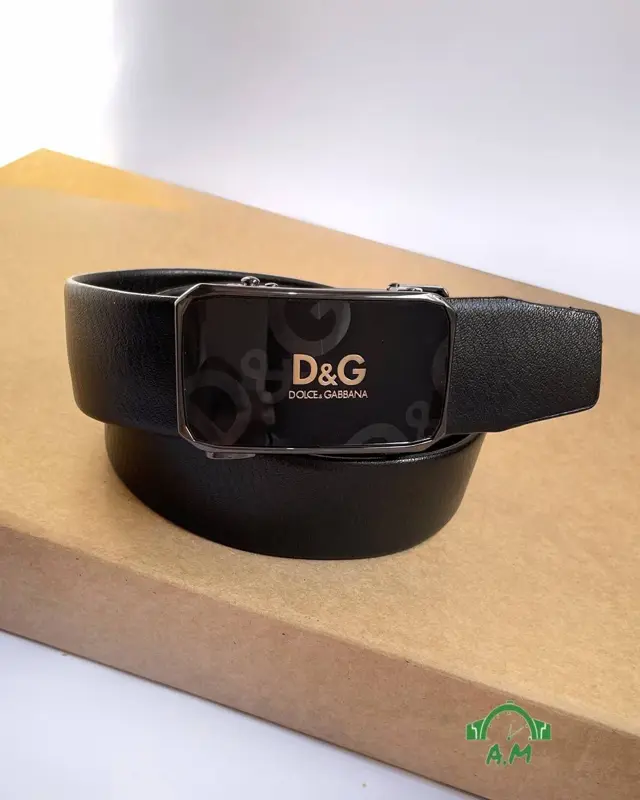 حزام دي آند جي رجالي جلد بوجهين