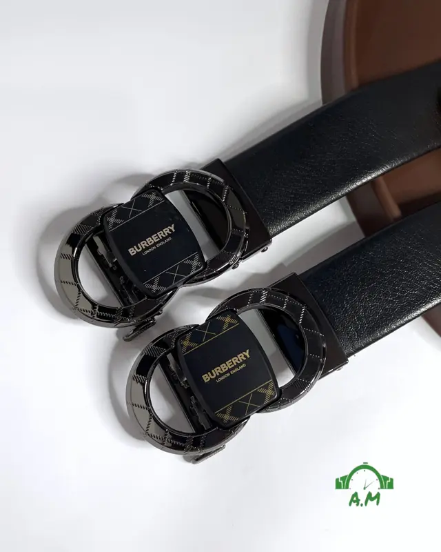 حزام بربري لندن للرجال بتصميم كلاسيكي