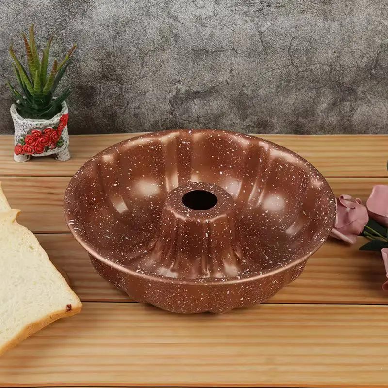 قالب كيك جرانيت مستورد بتصميم وردة "الزهرة" مقاس 25 سم