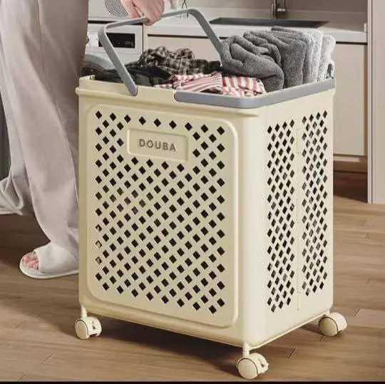 باسكت غسيل بابلي المتطور مع العجلات