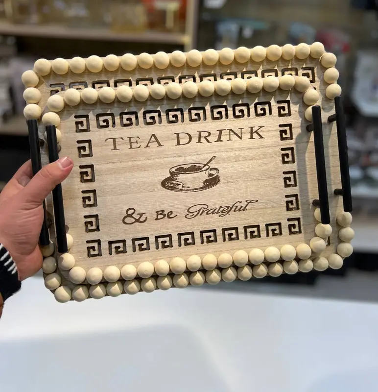 طقم صواني يدوي الصنع