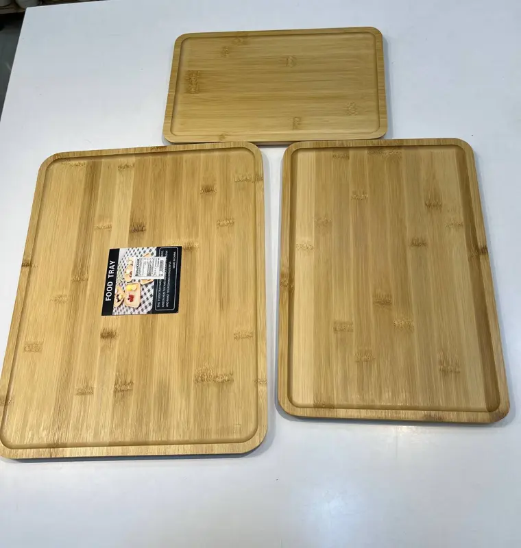 طقم صواني ايكيا خشب