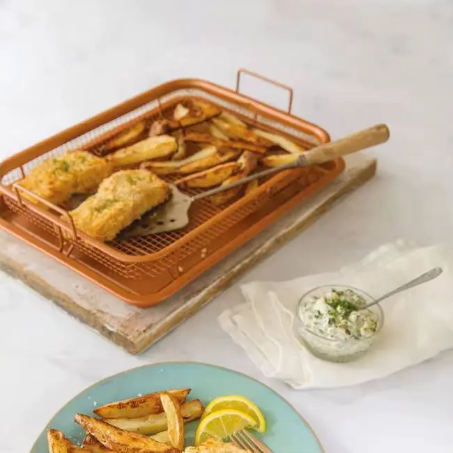 صينية تحمير بشبكة