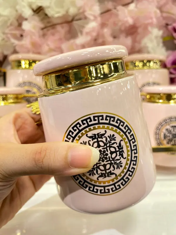 طقم توابل وتخزين فيرزاتشي الملوكي (7 قطع بورسلين)