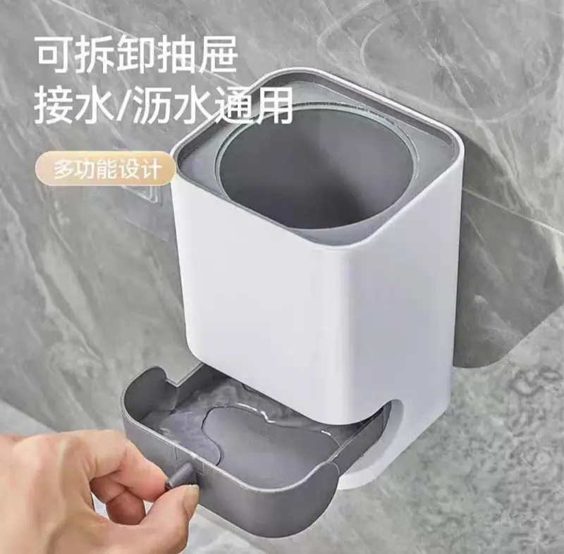 فرشاة تواليت سليكون بخزان