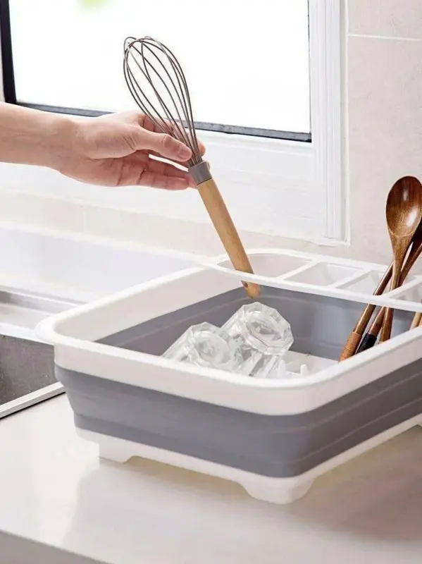 مطبقيه سيليكون قابلة للطي (للتصفية والتخزين)