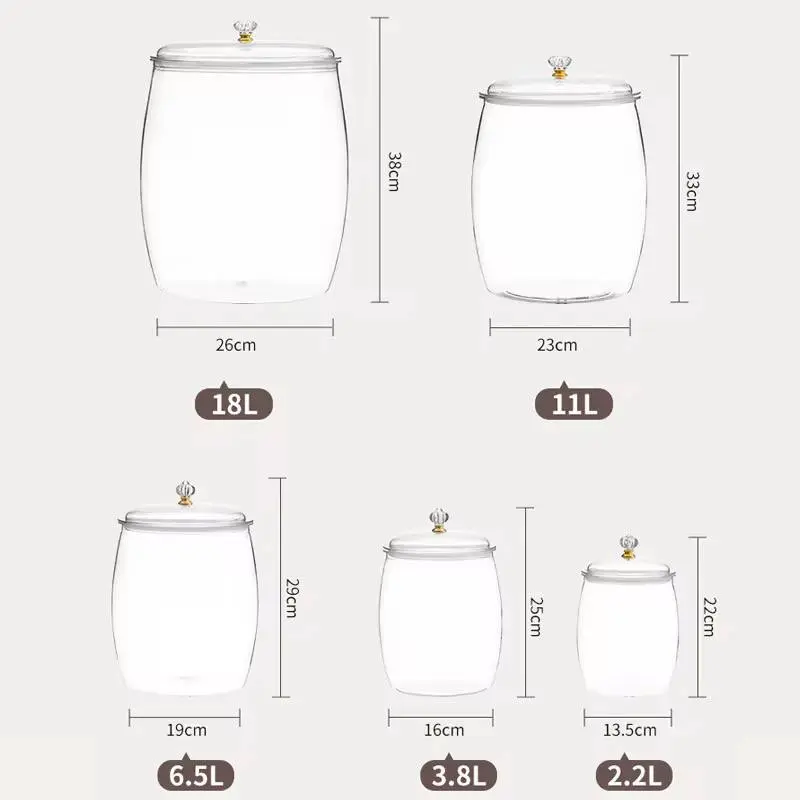 طقم برطمانات أكريليك