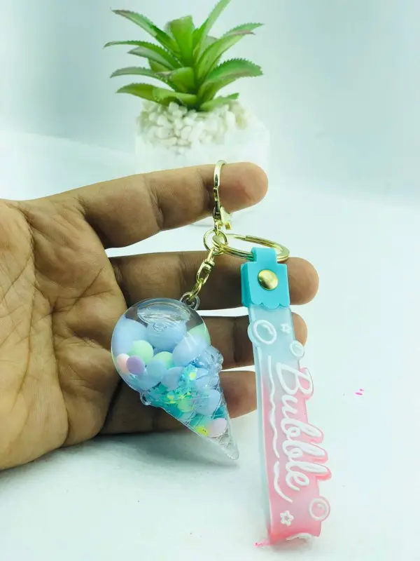 ميداليات الآيس كريم المرحة بتصميم زجاجي