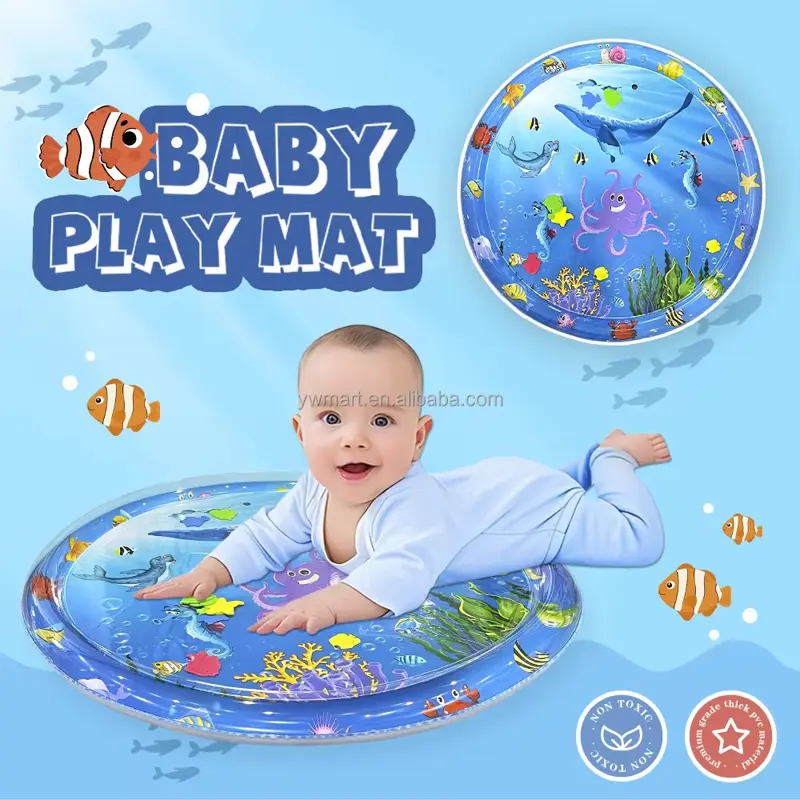 سجادة المياه الحسية للأطفال، عالم بحري مليء بالمرح والاكتشاف