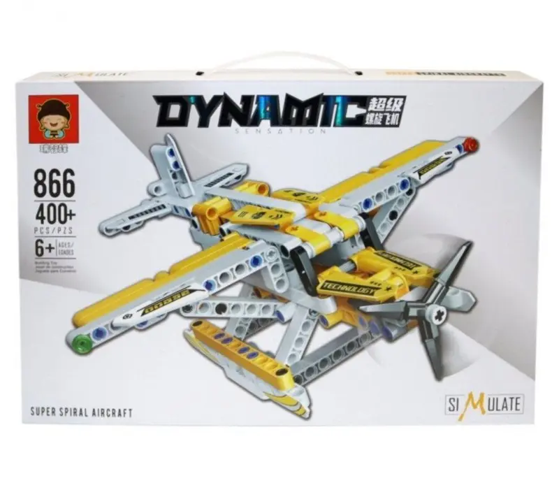 لعبة ليجو طائرة هليكوبتر عسكرية، 400 قطعة لتحدي التركيب