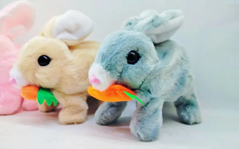 دميه الأرنب التفاعلية، صديقك الأليف الذي يأكل الجزر