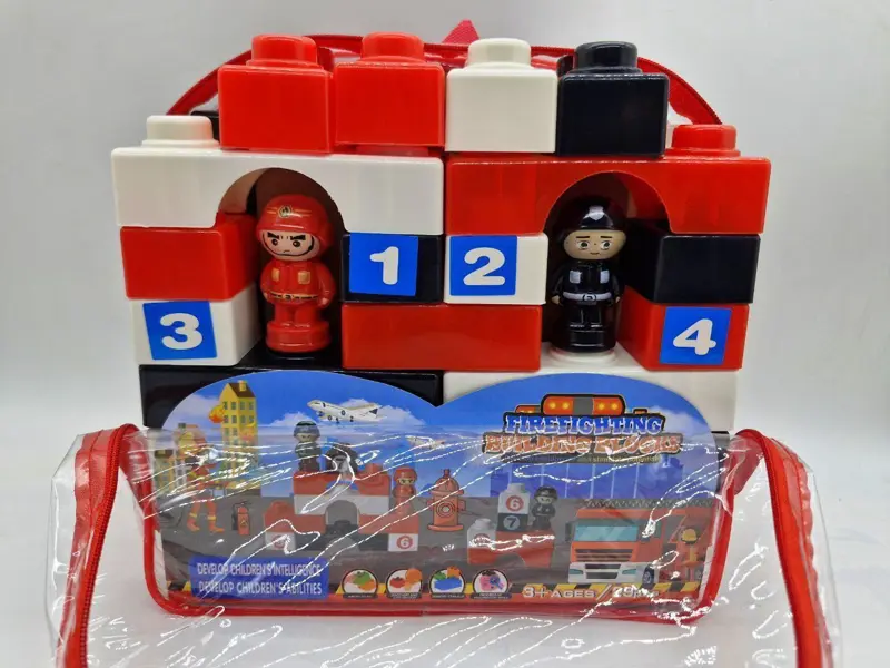 مكعبات البناء المستوردة 35 قطعة، بتصاميم جيش ورائد فضاء وقطة