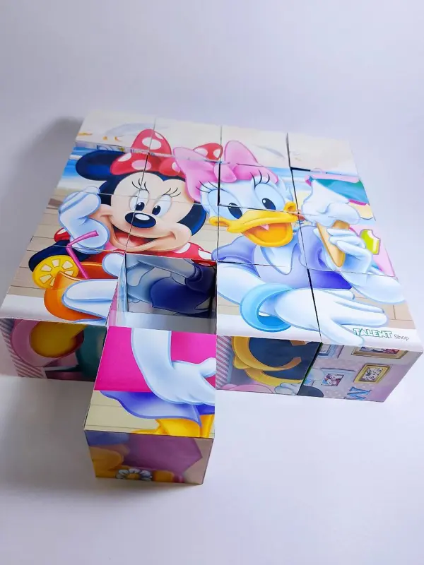 مكعبات بازل ديزني، 16 مكعبًا بـ 6 صور مختلفة