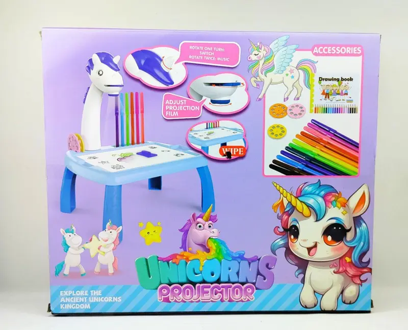 سبورة البروجيكتور يونيكورن السحرية، أداة مثالية لتعلم الرسم