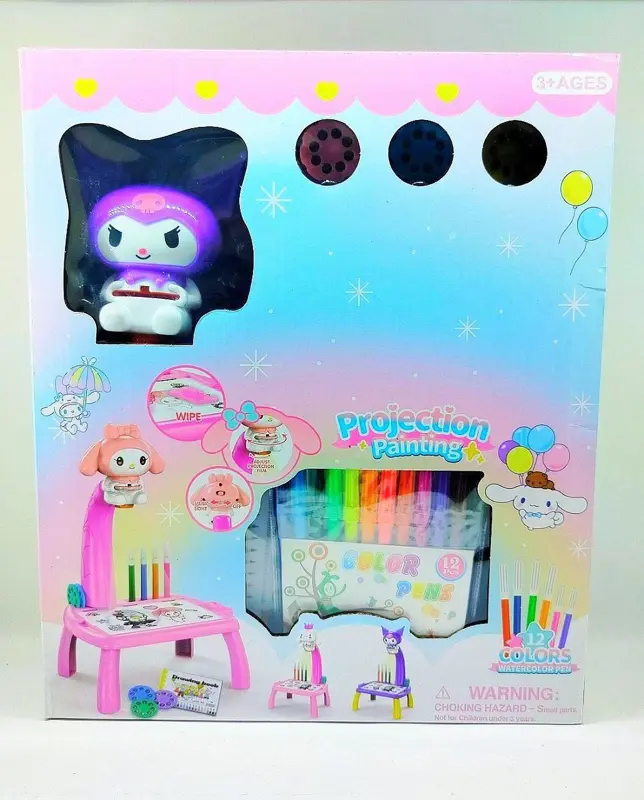 سبورة البروجيكتور بشخصية كرومي، أداة مثالية لتعلم الرسم