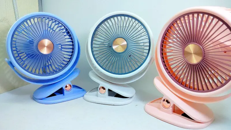 المروحة الكبيرة بدبوس، 3 سرعات وشحن USB