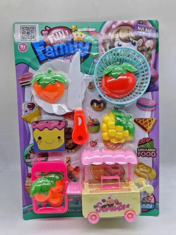 عربة الجيلاتو المتنقلة، مجموعة طعام متنوعة للأطفال