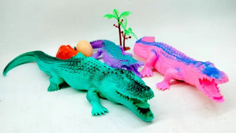 مجموعة التماسيح الملونة، لبناء مزرعة حيوانات