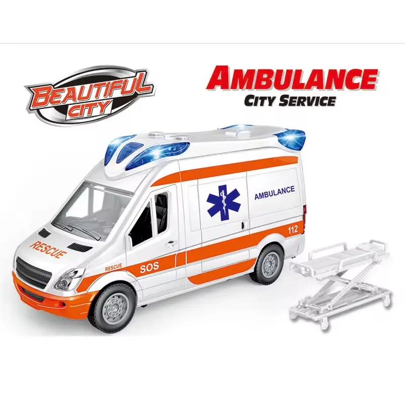 سيارة الإسعاف التفاعلية مع مؤثرات صوتية وضوئية