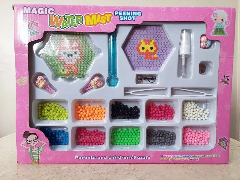 لعبة الخرز المائي لعمل أشكال فنية