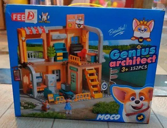 مجموعة مكعبات بناء المنزل الكبيرة