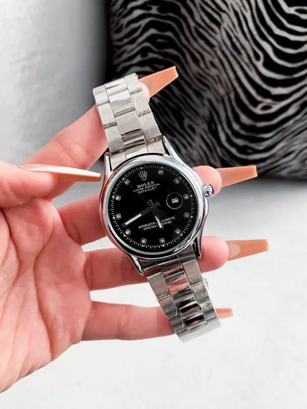 ساعة رولكس كلاسيك ستايل معدن رجالي