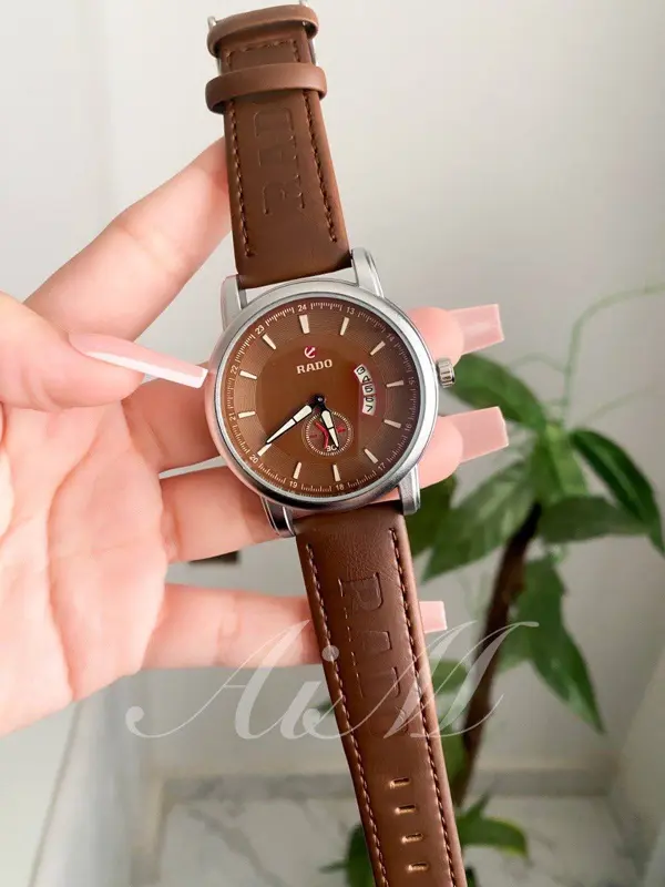 ساعة كاريرا كرونوغراف جلد كلاسيك رجالي