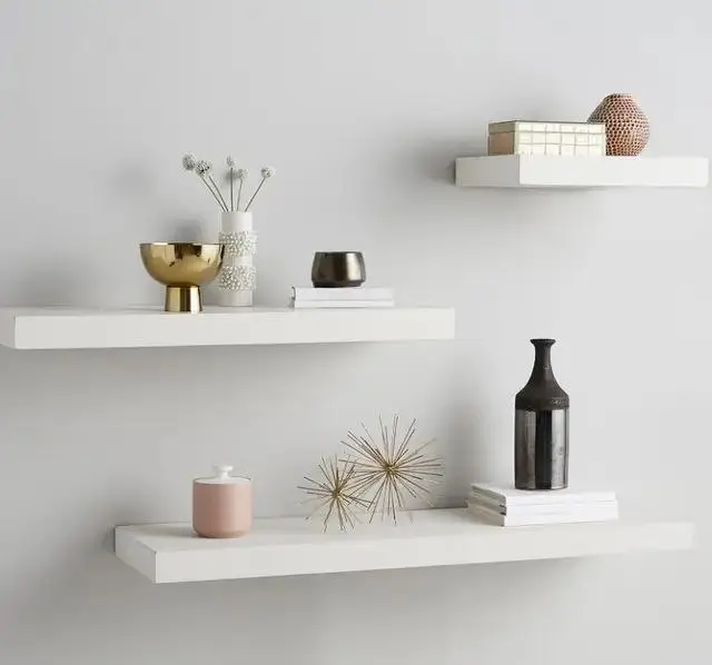طقم الرفوف العائمة "مودرن شيلف" للديكور العصري من 3 قطع